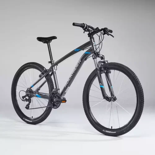 Rockrider ST 100 – Bicicleta de Montaña 27,5", Aluminio, Gris