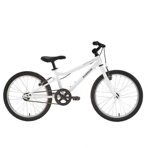 BTWIN Riverside 100 – Bicicleta Infantil 20", Blanco, 6-9 Años